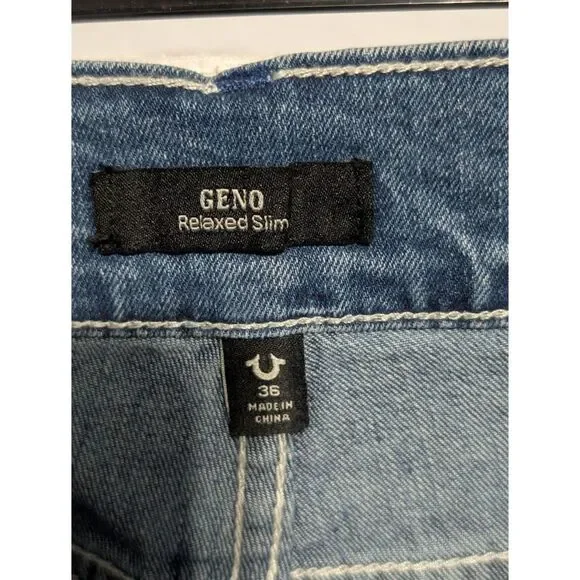 True Religion Geno Relaxed Slim Jeans Men's Size 36x32 NWT